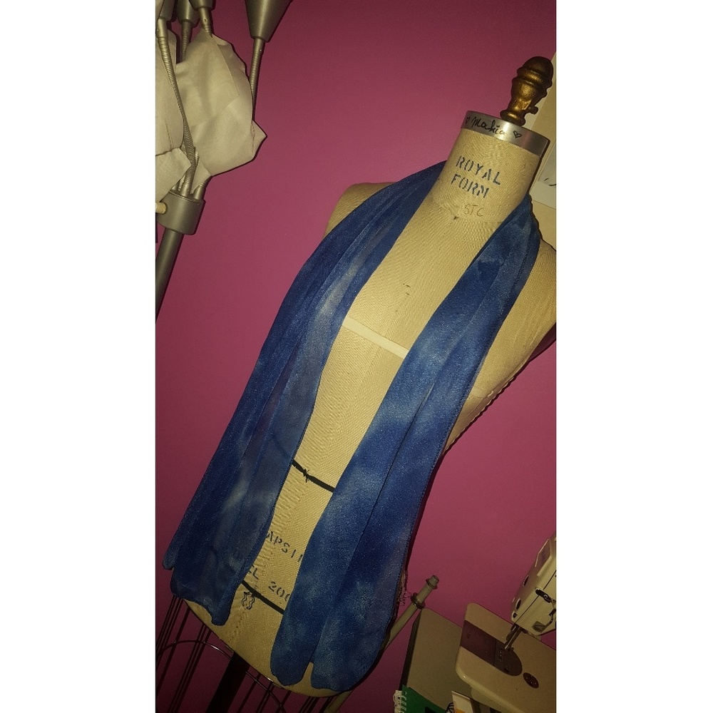 Blue sheer Scarf